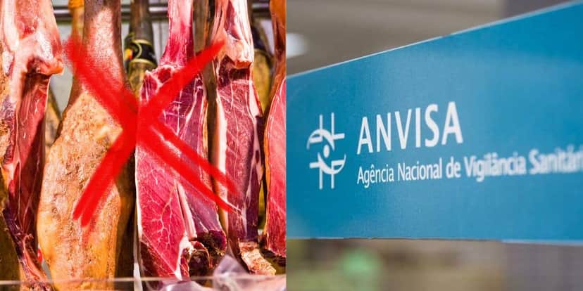 Foto de carnes / Logo Anvisa - Montagem TVFOCO Foto de carnes / Logo Anvisa - Montagem TVFOCO