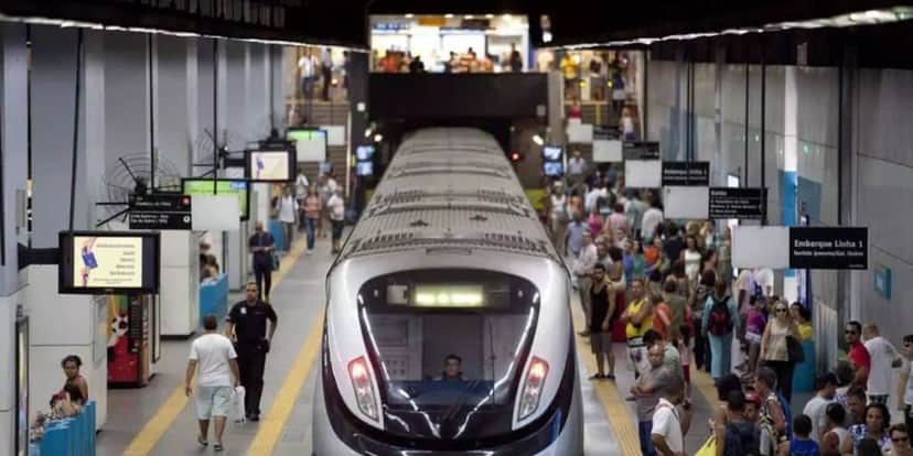 Metrô do Rio de Janeiro - Foto: Internet Metrô do Rio de Janeiro - Foto: Internet