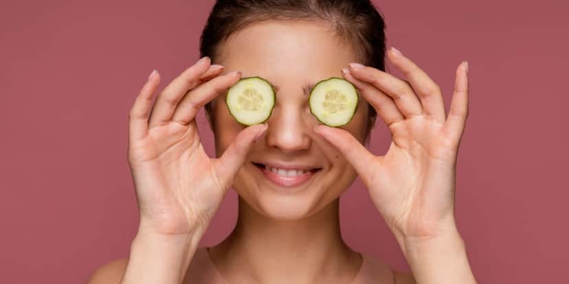 Pepino nos olhos para dar fim as olheiras (Foto: Reprodução/ Internet) Pepino nos olhos para dar fim as olheiras (Foto: Reprodução/ Internet)