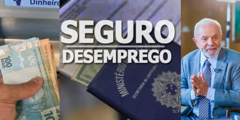 Pessoa sacando dinheiro / Seguro Desemprego / Lula - Montagem TVFOCO Pessoa sacando dinheiro / Seguro Desemprego / Lula - Montagem TVFOCO