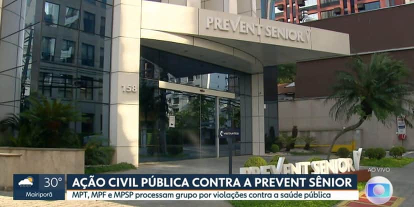 Prevent Sênior (Foto: Reprodução / Globo) Prevent Sênior (Foto: Reprodução / Globo)