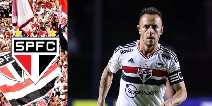 Rafinha, jogador de futebol do São Futebol (Foto: Montagem TV Foco) Rafinha, jogador de futebol do São Futebol (Foto: Montagem TV Foco)