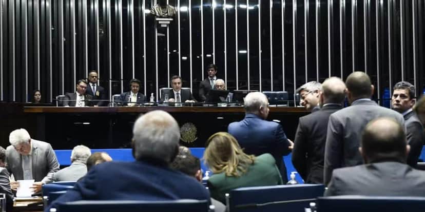 Sessão do Senado (Foto: Reprodução / Marcos Oliveira/Agência Senado) Sessão do Senado (Foto: Reprodução / Marcos Oliveira/Agência Senado)