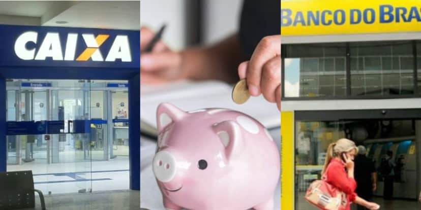 Caixa, Banco do Brasil e a poupança (Foto: Reprodução/ Internet) Caixa, Banco do Brasil e a poupança (Foto: Reprodução/ Internet)