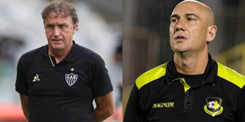 Técnicos Cuca e Márcio Zanardi - (Foto: Reprodução / Internet) Técnicos Cuca e Márcio Zanardi - (Foto: Reprodução / Internet)