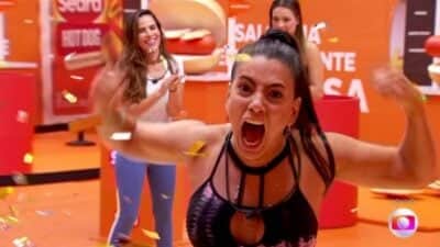 Fernanda vence a sétima Prova do Líder do BBB24 (Foto: Reprodução / Globo) Fernanda vence a sétima Prova do Líder do BBB24 (Foto: Reprodução / Globo)