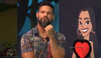 No Sincerão, Juninho fala sobre flerte com Alane (Foto: Reprodução / Globoplay) No Sincerão, Juninho fala sobre flerte com Alane (Foto: Reprodução / Globoplay)