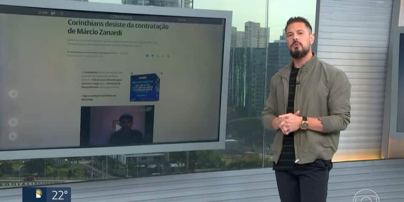 Renato Cury comentou sobre o substituto de Mano Menezes (Reprodução: Globo) Renato Cury comentou sobre o substituto de Mano Menezes (Reprodução: Globo)