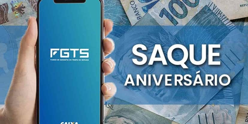Saque-Aniversário fica liberado a partir do mês de aniversário do trabalhador (Reprodução: Internet) Saque-Aniversário fica liberado a partir do mês de aniversário do trabalhador (Reprodução: Internet)