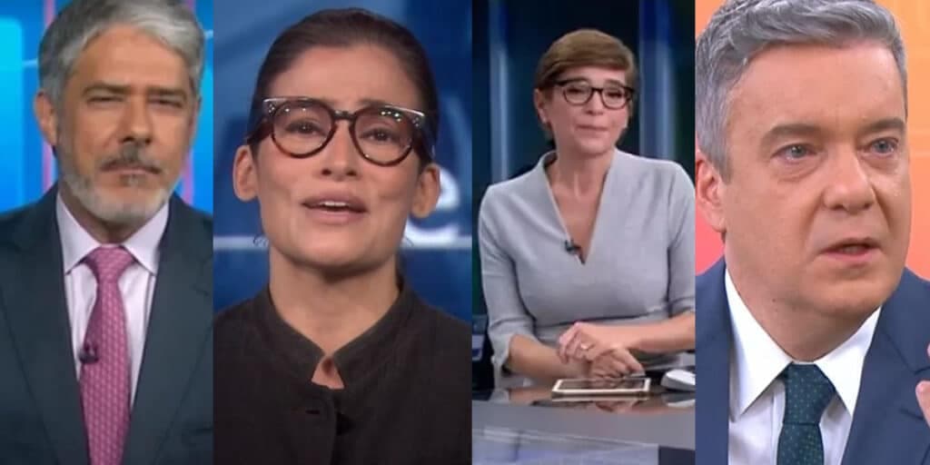 Bonner, Renata, Lo Prete e Kovalick: O choro de âncoras da Globo após perderam o chão com notícia devastadora