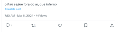 Clientes do Itaú expõe insatisfação com o banco - Foto App x Clientes do Itaú expõe insatisfação com o banco - Foto App x