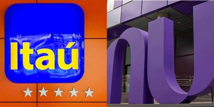 Itaú e Nubank (Foto: Reprodução/ Internet) Itaú e Nubank (Foto: Reprodução/ Internet)