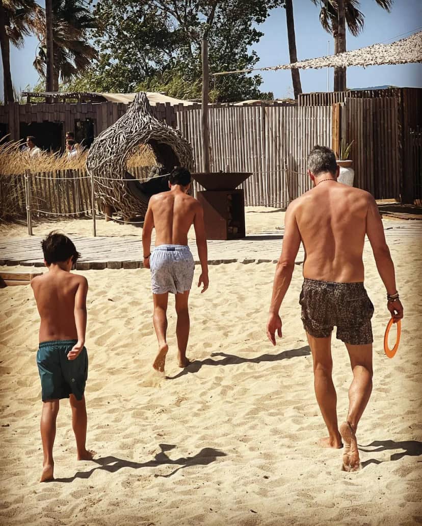 Marcio Garcia e os filhos - Foto Instagram Marcio Garcia e os filhos - Foto Instagram