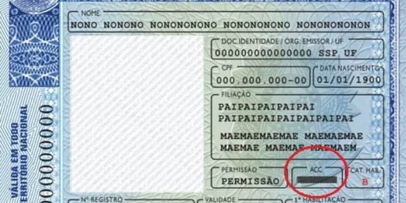 ACC é o documento para condutores de ciclomotores (Reprodução: Internet) ACC é o documento para condutores de ciclomotores (Reprodução: Internet)