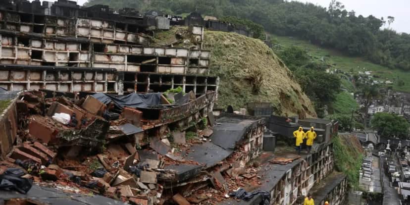 Destruição causada pelas chuvas no Rio - Foto: Internet Destruição causada pelas chuvas no Rio - Foto: Internet