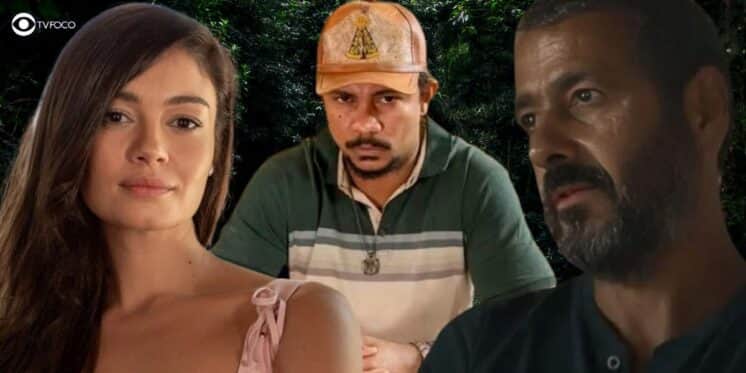 Eliana, Damião e José Inocêncio em Renascer (Foto: Reprodução / Globo / Montagem TV Foco) Eliana, Damião e José Inocêncio em Renascer (Foto: Reprodução / Globo / Montagem TV Foco)
