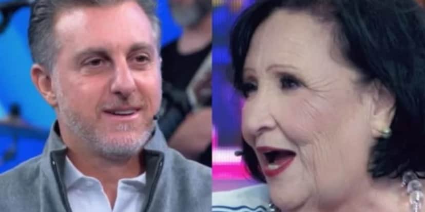 Luciano Huck e Dona Déa Lúcia durante o Domingão (Foto: Reprodução/ Internet) Luciano Huck e Dona Déa Lúcia durante o Domingão (Foto: Reprodução/ Internet)