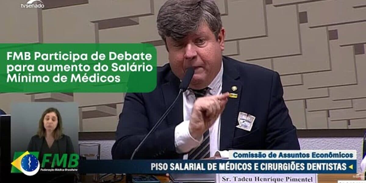 Tadeu Henrique Pimentel, presidente da Federação Médica Brasileira Tadeu Henrique Pimentel, presidente da Federação Médica Brasileira