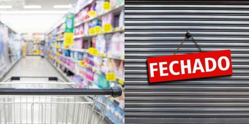 Fechamento de supermercado gigante em shopping de SP (Reprodução: Montagem TV Foco) Fechamento de supermercado gigante em shopping de SP (Reprodução: Montagem TV Foco)