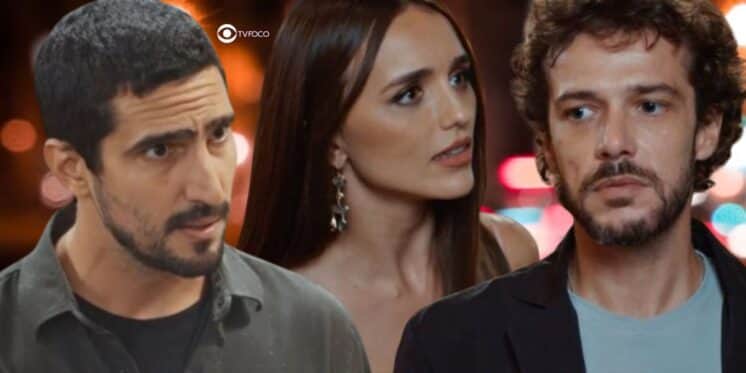 Tom, Jéssica e Luca em Família é Tudo (Foto: Reprodução / Globo / Montagem TV Foco) Tom, Jéssica e Luca em Família é Tudo (Foto: Reprodução / Globo / Montagem TV Foco)