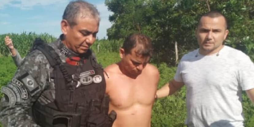 Suspeito de assassinato é preso (Reprodução/G1) Suspeito de assassinato é preso (Reprodução/G1)