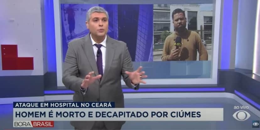 Reportagem de Joel Datena, no Bora Brasil (Reprodução/Band) Reportagem de Joel Datena, no Bora Brasil (Reprodução/Band)