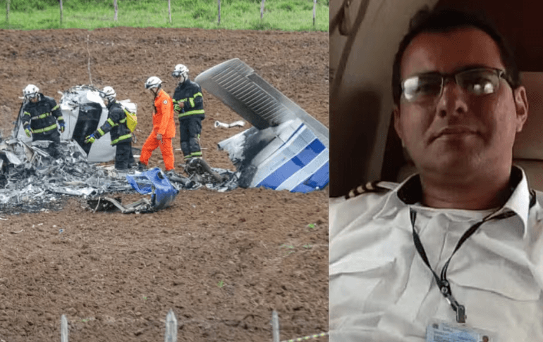 Cai avião em São Sebastião do Passé, no interior da Bahia - Foto G1 Cai avião em São Sebastião do Passé, no interior da Bahia - Foto G1