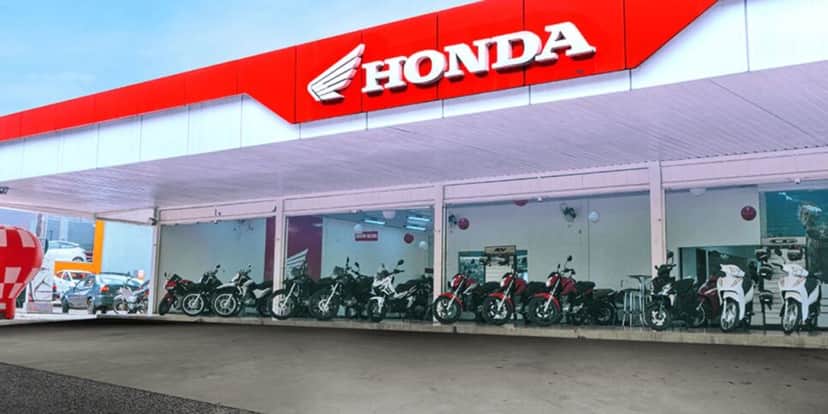 Loja da Honda - Foto: Internet Loja da Honda - Foto: Internet