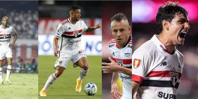 Lucas, Rafinha, Wellington Rato e Moreira - Foto: Internet Lucas, Rafinha, Wellington Rato e Moreira - Foto: Internet