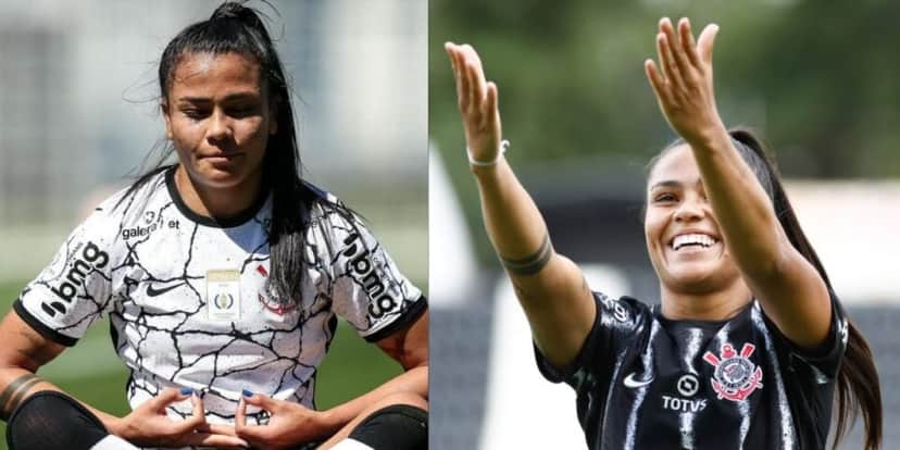 Miriã, craque do Corinthians que está indo para o Cruzeiro (Foto - Montagem TV Foco). Miriã, craque do Corinthians que está indo para o Cruzeiro (Foto - Montagem TV Foco).