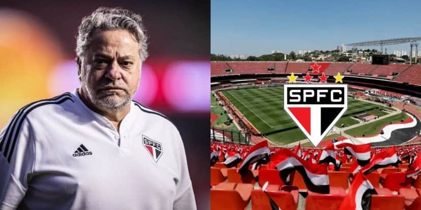 Julio Casares confirma retorno de treinador no São Paulo para o lugar de Carpini - Montagem Tv Foco Julio Casares confirma retorno de treinador no São Paulo para o lugar de Carpini - Montagem Tv Foco