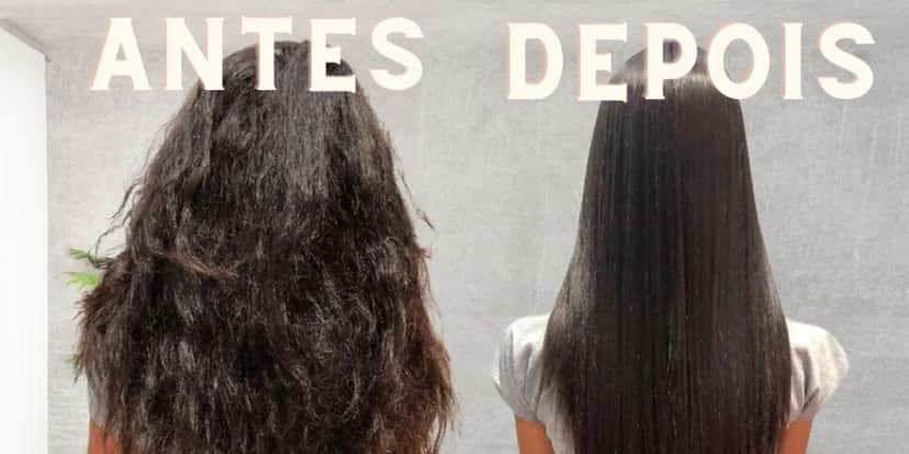 Cabelo antes e depois do botox capilar natural (Reprodução: Montagem TV Foco) Cabelo antes e depois do botox capilar natural (Reprodução: Montagem TV Foco)
