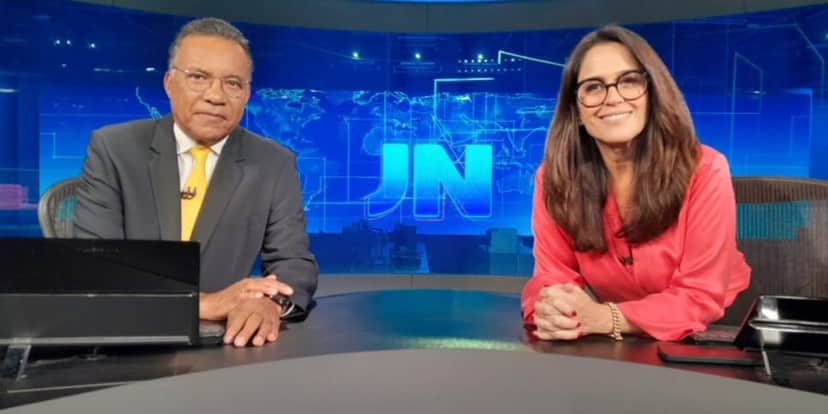 Heraldo Pereira e Luiza Guimarães - Foto: Globo Heraldo Pereira e Luiza Guimarães - Foto: Globo