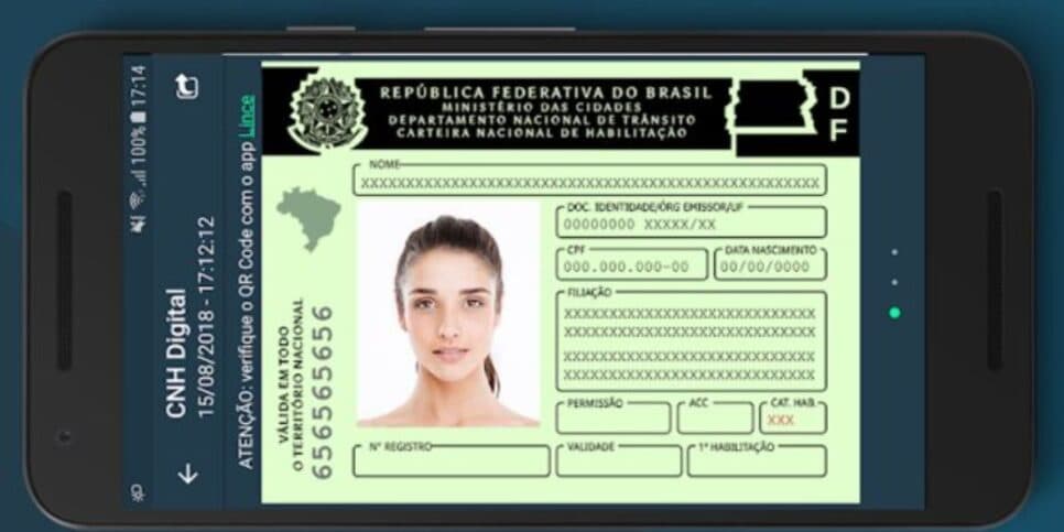 CNH digital pode substituir a física (Reprodução: Internet) CNH digital pode substituir a física (Reprodução: Internet)