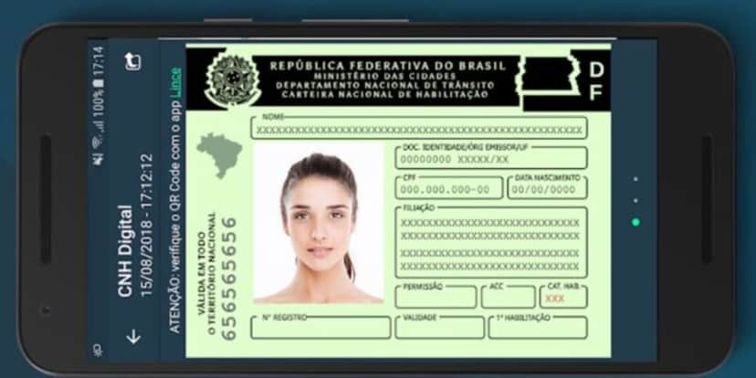 CNH digital pode substituir a física (Reprodução: Internet) CNH digital pode substituir a física (Reprodução: Internet)