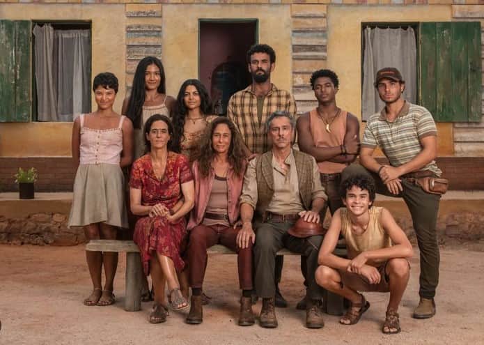 Parte do elenco de Rancho Fundo (Foto: Reprodução / Globo) Parte do elenco de Rancho Fundo (Foto: Reprodução / Globo)
