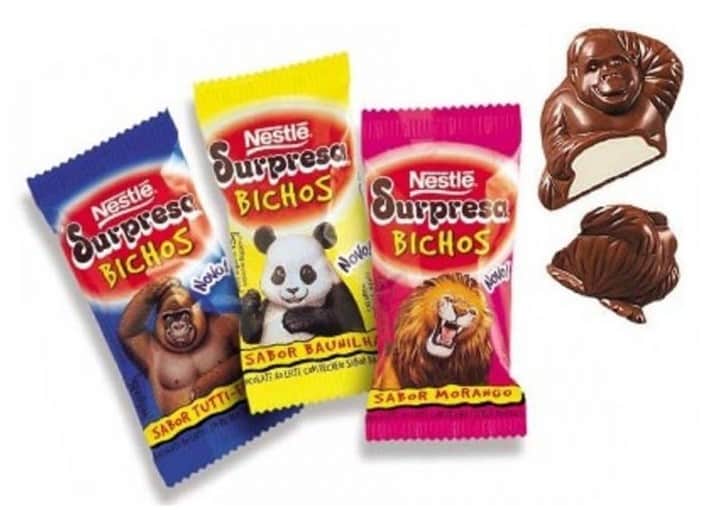 Chocolate Surpresa Bicho da Nestlé (Foto: Reprodução / Canva) Chocolate Surpresa Bicho da Nestlé (Foto: Reprodução / Canva)