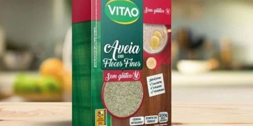 Aveia em Flocos da marca VItão Alimentos teve lotes feitos com produtos vencidos (Reprodução: Internet) Aveia em Flocos da marca VItão Alimentos teve lotes feitos com produtos vencidos (Reprodução: Internet)
