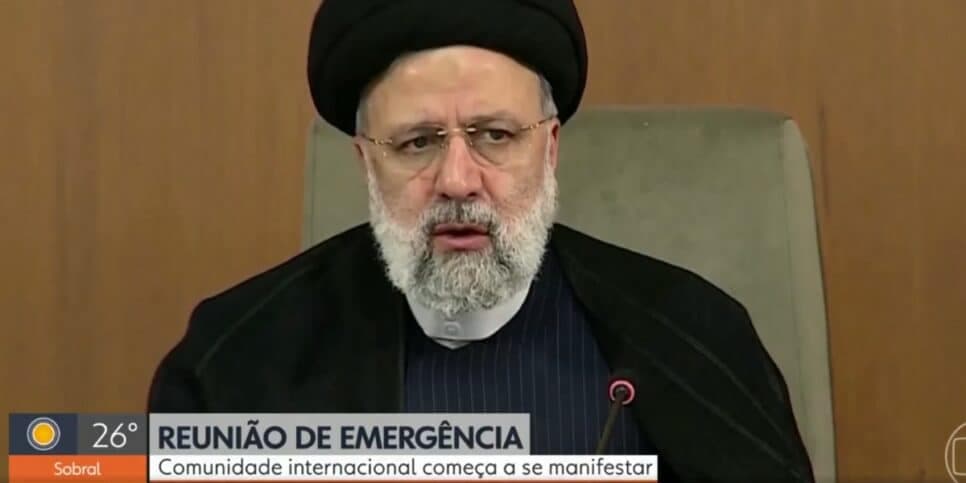 Ebrahim Raisi (Foto: Reprodução / Globo) Ebrahim Raisi (Foto: Reprodução / Globo)