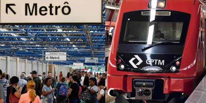 Metrô / CPTM - Montagem: TVFOCO Metrô / CPTM - Montagem: TVFOCO