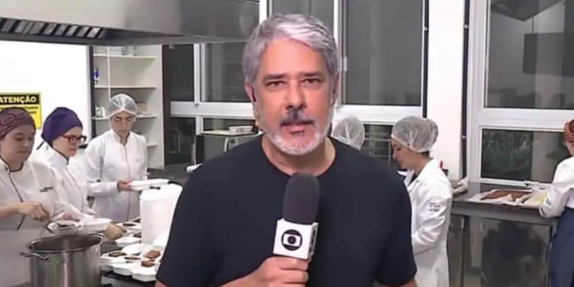 William Bonner em cozinha no RIo Grande do Sul (Foto: Reprodução / Globo) William Bonner em cozinha no RIo Grande do Sul (Foto: Reprodução / Globo)