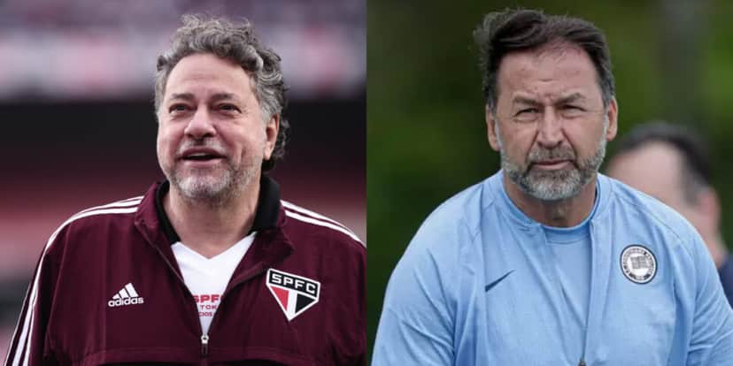 Casares presidente do São Paulo e Augusto Melo presidente do Corinthians (Foto: Divulgação) Casares presidente do São Paulo e Augusto Melo presidente do Corinthians (Foto: Divulgação)