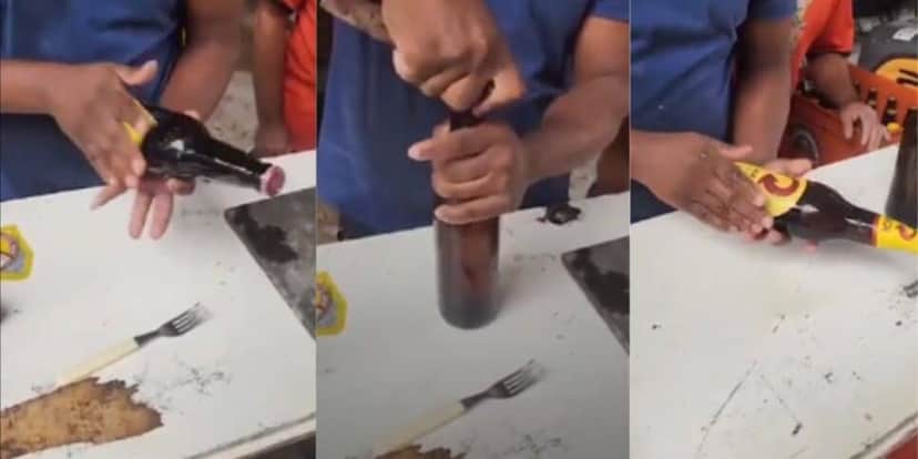 Processo realizado pelos criminoso (Reprodução: Polícia Militar) Processo realizado pelos criminoso (Reprodução: Polícia Militar)