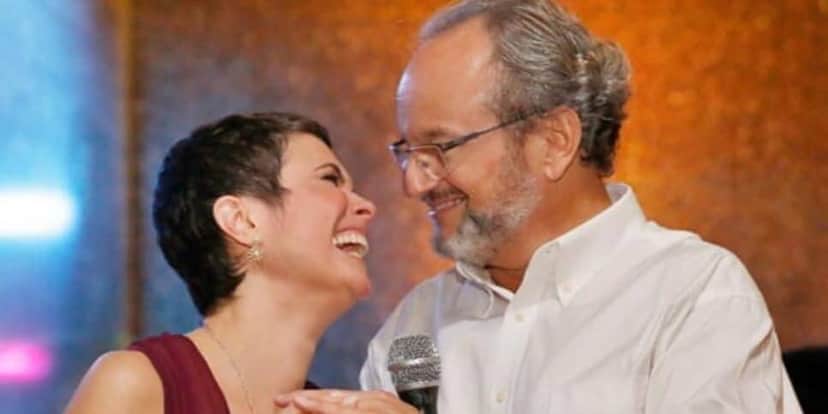 O jornalista e Sandra Annemberg casados até os dias de hoje (Reprodução: Globo) O jornalista e Sandra Annemberg casados até os dias de hoje (Reprodução: Globo)