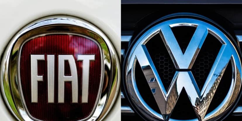 Fiat e VW são duas das maiores montadoras em atuação no Brasil - (Foto: Reprodução / Internet) Fiat e VW são duas das maiores montadoras em atuação no Brasil - (Foto: Reprodução / Internet)