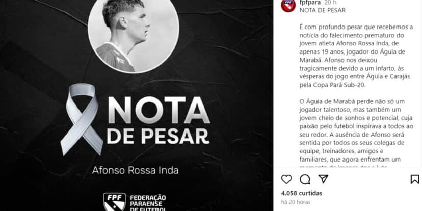 Nota oficial da Federação Paranaense de Futebol - (Foto: Reprodução / Internet) Nota oficial da Federação Paranaense de Futebol - (Foto: Reprodução / Internet)