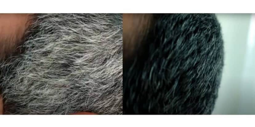 Antes e depois de cabelo (Fotos: Reproduções / YouTube) Antes e depois de cabelo (Fotos: Reproduções / YouTube)