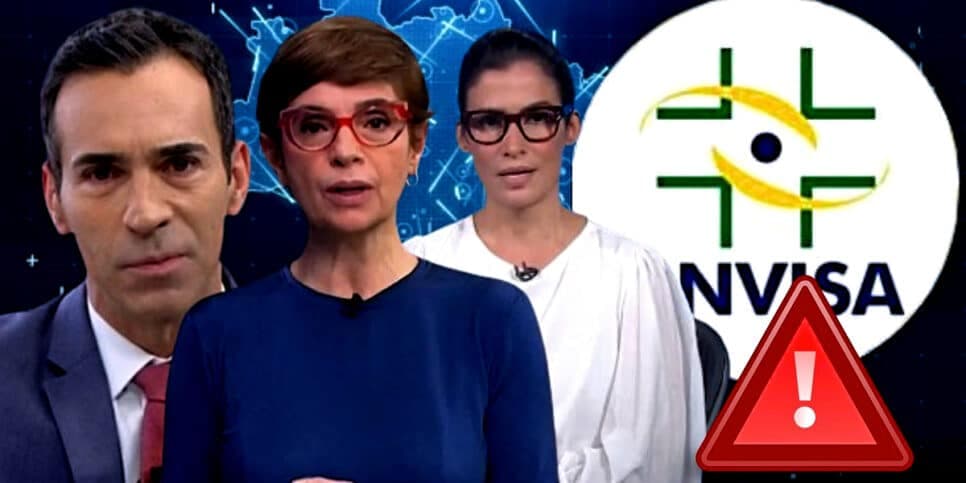 CÂNCER: A proibição urgente da ANVISA contra produto nº1 do Brasil confirmada por Tralli, Lo Prete e Renata