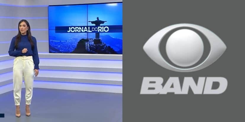 Apresentadora do telejornal da Band - Foto: Montagem Apresentadora do telejornal da Band - Foto: Montagem