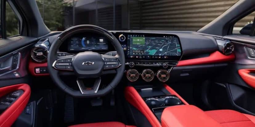 Parte interior do novo Blazer EV (Reprodução: Chevrolet/Divulgação) Parte interior do novo Blazer EV (Reprodução: Chevrolet/Divulgação)